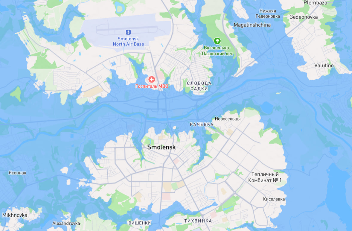 Карта затопления